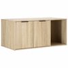 vidaXL Mueble Transport&iacute;n para Gatos Roble Sonoma 100 x 49 x 45 cm