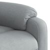 vidaXL Sill&oacute;n de masaje reclinable de pie de tela gris claro
