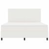 vidaXL Cama tipo Box Spring Manual Crema y Blanco 203 x 180 x 128 cm