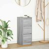 vidaXL Aparador Sonoma gris 29,5x34x76 cm madera de ingenier&iacute;a
