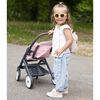 Smoby Cochecito deportivo de mu&ntilde;ecas gemelar Maxi-Cosi rosa claro