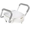 RIDDER Asiento de inodoro con barra de agarre blanco 150 kg A0072001
