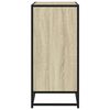 vidaXL Aparador de madera contrachapada roble sonoma 62x35x76 cm