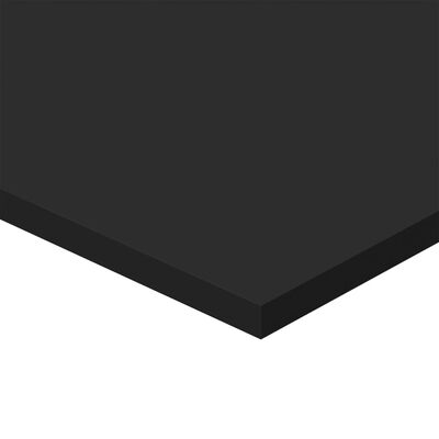 vidaXL Estantes para estantería 4 uds contrachapada negro 40x50x1,5 cm