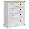 vidaXL Ba&uacute;les de almacenamiento con caj&oacute;n Corona 92 x 48 x 114 cm