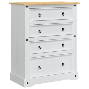 vidaXL Ba&uacute;les de almacenamiento con caj&oacute;n Corona 92 x 48 x 114 cm