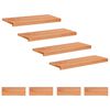 vidaXL Alfombras para escalones 8 uds. 80 x 30 x 2 cm Barniz