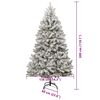 vidaXL &Aacute;rbol de Navidad artificial Verde y 300 cm PVC y Metal