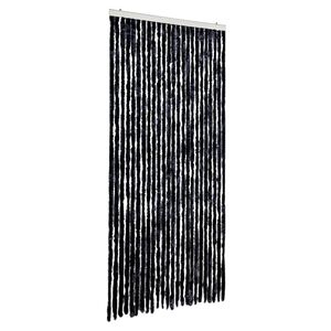 vidaXL Cortina antimoscas chenilla gris antracita 100x200 cm