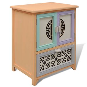 vidaXL Armario auxiliar Multicolor 46 x 34 x 55.5 cm