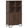 vidaXL Aparador alto madera ingenier&iacute;a marr&oacute;n roble 79,5x35,5x137,5 cm