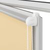 vidaXL Estor Enrollable Opaco Beige 75x175 cm Tela Ancho 70,7 cm