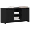 vidaXL Gabinete de TV Roble Negro 102 x 37,5 x 52,5 cm