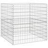 vidaXL Compostador Cuadrado 100 x 100 x 100 cm Hierro