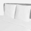 vidaXL Funda de edred&oacute;n 2 fundas almohada rayas sat&eacute;n 200x220/80x80cm
