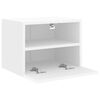 vidaXL Mueble de TV de pared madera de ingenier&iacute;a blanco 40x30x30 cm
