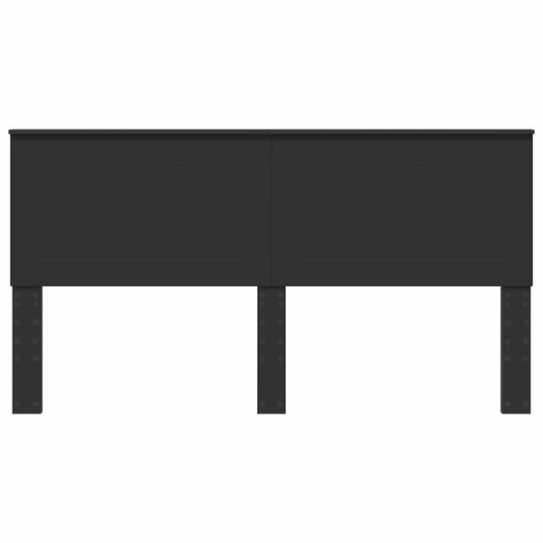 vidaXL Cabecero Roble Negro 200 cm Madera contrachapada