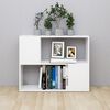 vidaXL Mueble para TV madera contrachapada blanco 80x24x63 cm