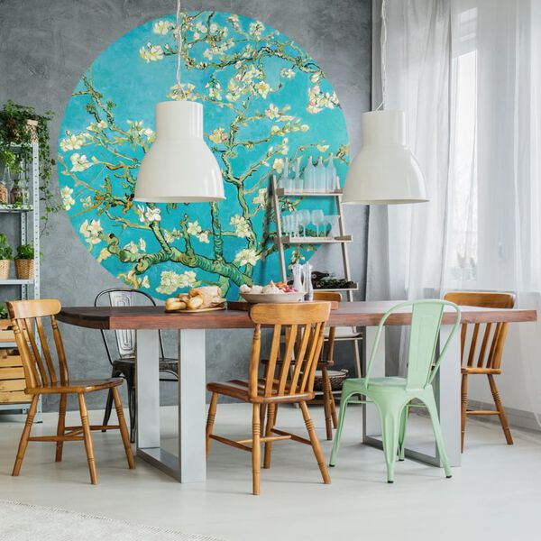 WallArt Círculo de papel pintado Almond Blossom 190 cm