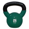 Orange Gym Kettlebell de vinilo 12 kg verde oscuro