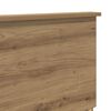 vidaXL Cabecero Roble artesanal 200 cm Madera contrachapada