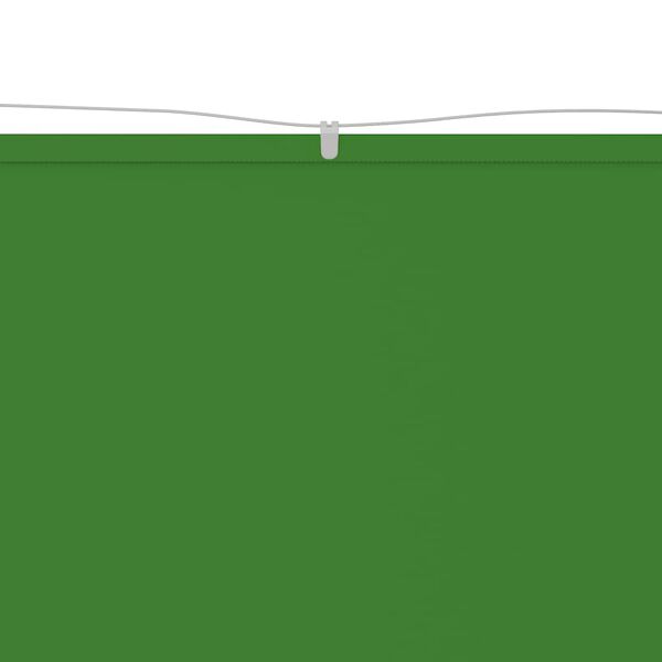 vidaXL Toldo vertical verde claro 60x800 cm tela oxford