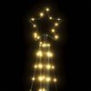 vidaXL LED para &aacute;rbol de Navidad 363 LEDs blanco c&aacute;lido 182 cm