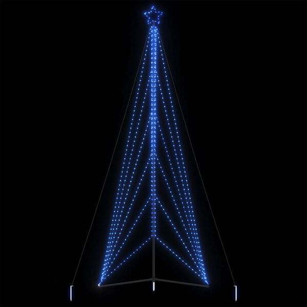 vidaXL Árbol de Navidad LED 861 LEDs azul 478 cm