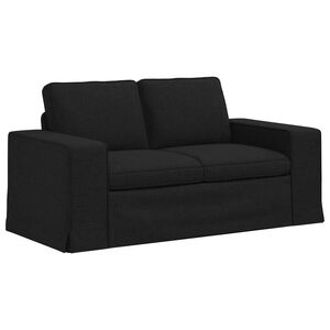 vidaXL Sof&aacute; Negro 162 x 80 x 82 cm tela