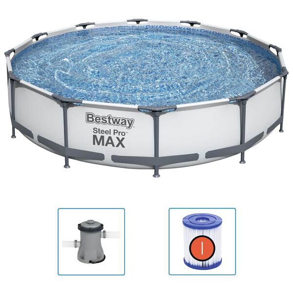 Bestway Conjunto de piscina Steel Pro MAX 366x76 cm