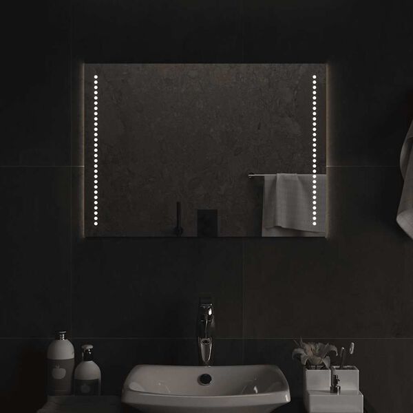 vidaXL Espejo de ba&ntilde;o con LED 70x50 cm