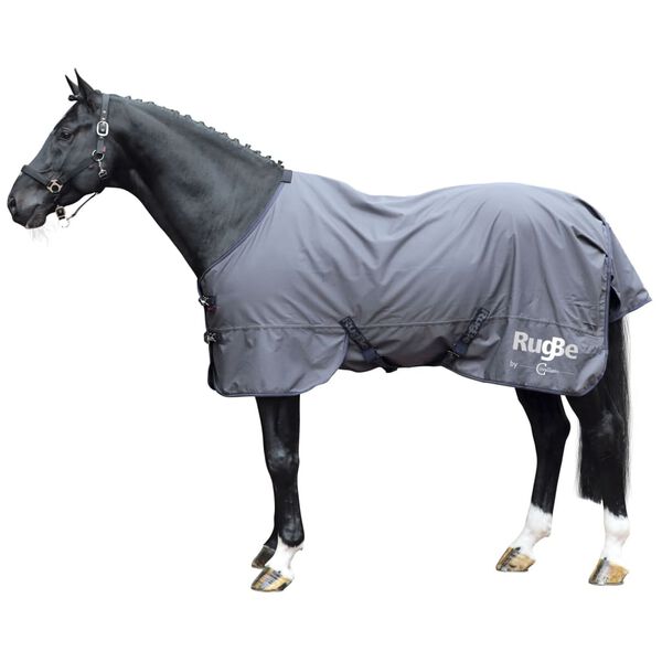 Covalliero Manta para caballos de exterior RugBe Zero gris 155 cm