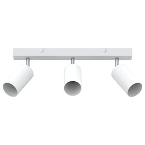 vidaXL Foco de techo con focos 38 x 6 x 16 cm Metal