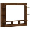 vidaXL Mueble para TV madera de ingenier&iacute;a roble marr&oacute;n 152x22x113 cm