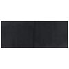 vidaXL Alfombra rectangular bambú negro 80x200 cm