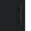 vidaXL Armario de pared negro 69,5x34x90 cm