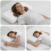 vidaXL Almohada para dormir Liso 70 x 36 x 13 cm