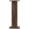 vidaXL Soportes altavoces 2 uds madera marrón roble 30x30x80 cm