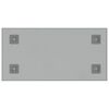vidaXL Pizarra magn&eacute;tica de pared vidrio templado blanco 60x30 cm