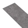 vidaXL Tableros de Suelo 36 pcs Gris Concreto 5,02 m&sup2; PVC