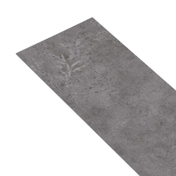 vidaXL Tableros de Suelo 36 pcs Gris Concreto 5,02 m&sup2; PVC