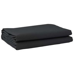 vidaXL Tela de recambio para toldo Negro 10 x 1.6 m tela