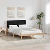 vidaXL Estructura de cama Marr&oacute;n 135 x 190 cm Madera de pino macizo