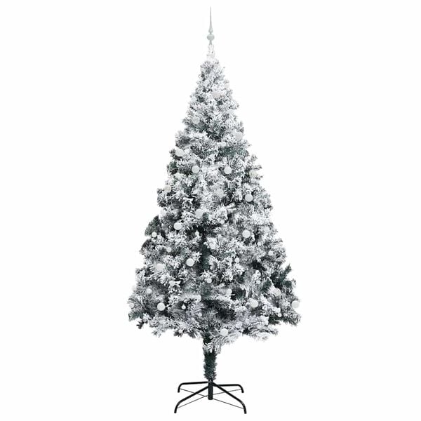 vidaXL &Aacute;rbol de Navidad con 300 LED con soporte Verde 300 cm PVC