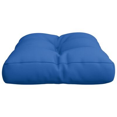vidaXL Cojín para sofá de palets de tela azul 50x40x12 cm