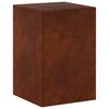 vidaXL Soporte de plantas Oxidado 40 x 40 x 60 cm Acero oxidado