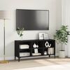 vidaXL Conjunto de mueble de TV Negro 103,5 x 30 x 50 cm