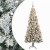 vidaXL &Aacute;rbol de Navidad artificial con bolas 180 cm 300 LED