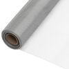 vidaXL Malla mosquitera de acero inoxidable plateada 60x2000 cm