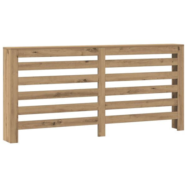 vidaXL Cubierta de radiador madera color roble artesano 175x20x82 cm